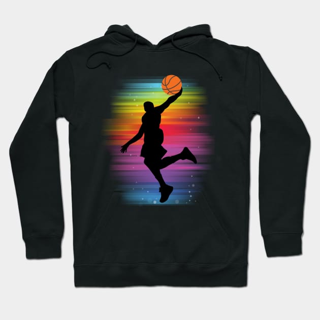 Basketball Player Hoodie by belhadj